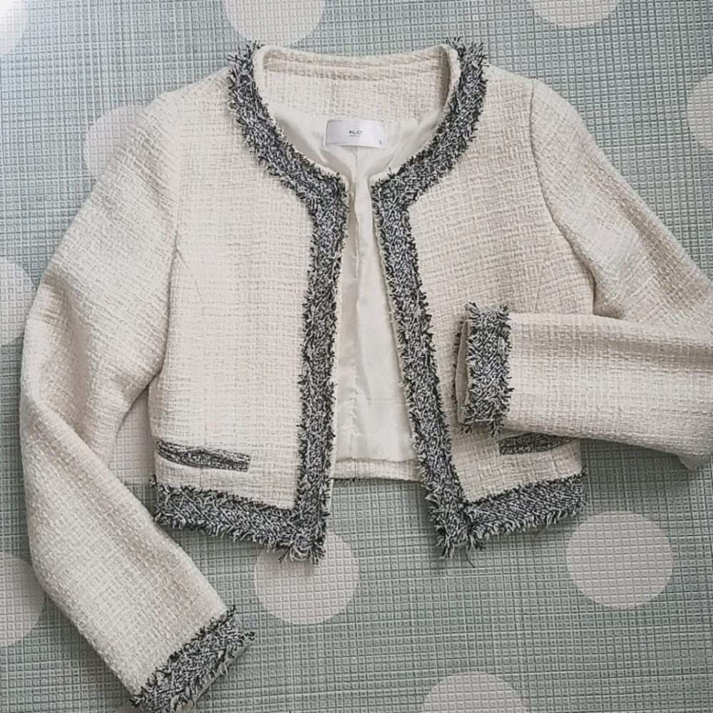 Nwot cropped tweed jacket